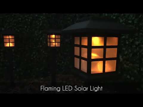 LED-es szolár lámpa szett