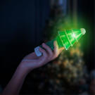 Karácsonyi LED lámpa - színes LED-es - 13,5 cm - 3 féle