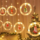 Karácsonyi fényfüzér figurákkal - 3 m