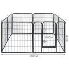 Kisállat kennel - 160 x 160 x 80 cm