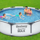Bestway Steel Pro Max Ground Pool fémvázas medenceszett, kiegészítőkkel – 305 x 76 cm