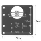 Zsanérjavító lemez készlet - 4 db-os