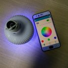 Akkumulátoros Bluetooth hangszórós LED izzó