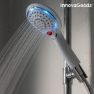 LED-es zuhanyfej hőfok kijelzővel