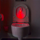 Mozgásérzékelős toalett LED világítás