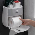 WC-papír tartó és rendszerező
